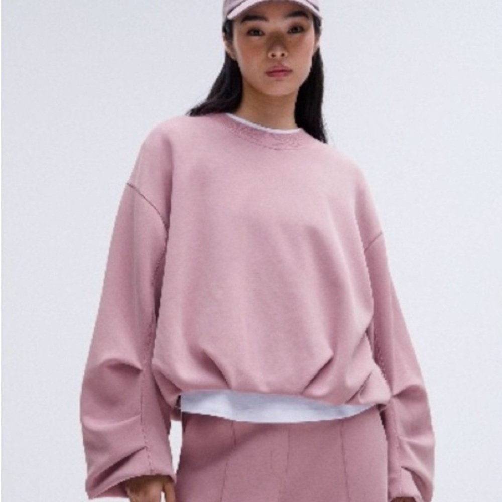 lululemon softstreme voluminous-sleeve pullover XS(fits like M)